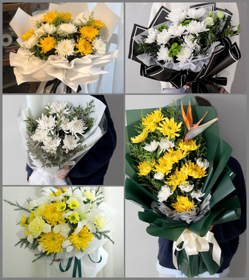 贵州毕节市金沙县龙坝乡白事花束代送